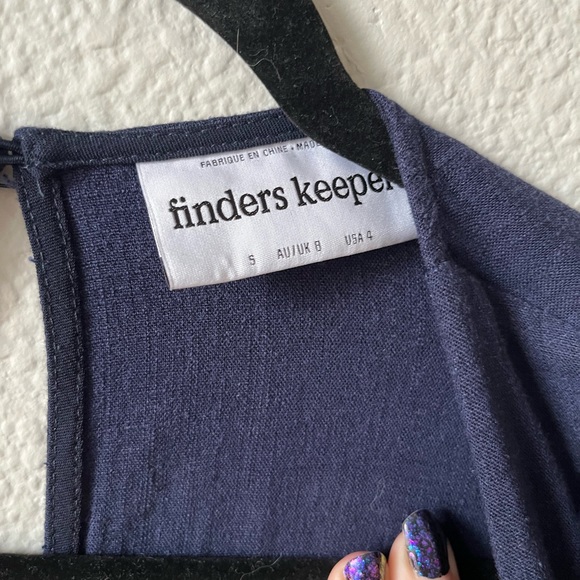 Finders Keepers Limoncello Tie Front Romper Size Small - Picture 3 of 6